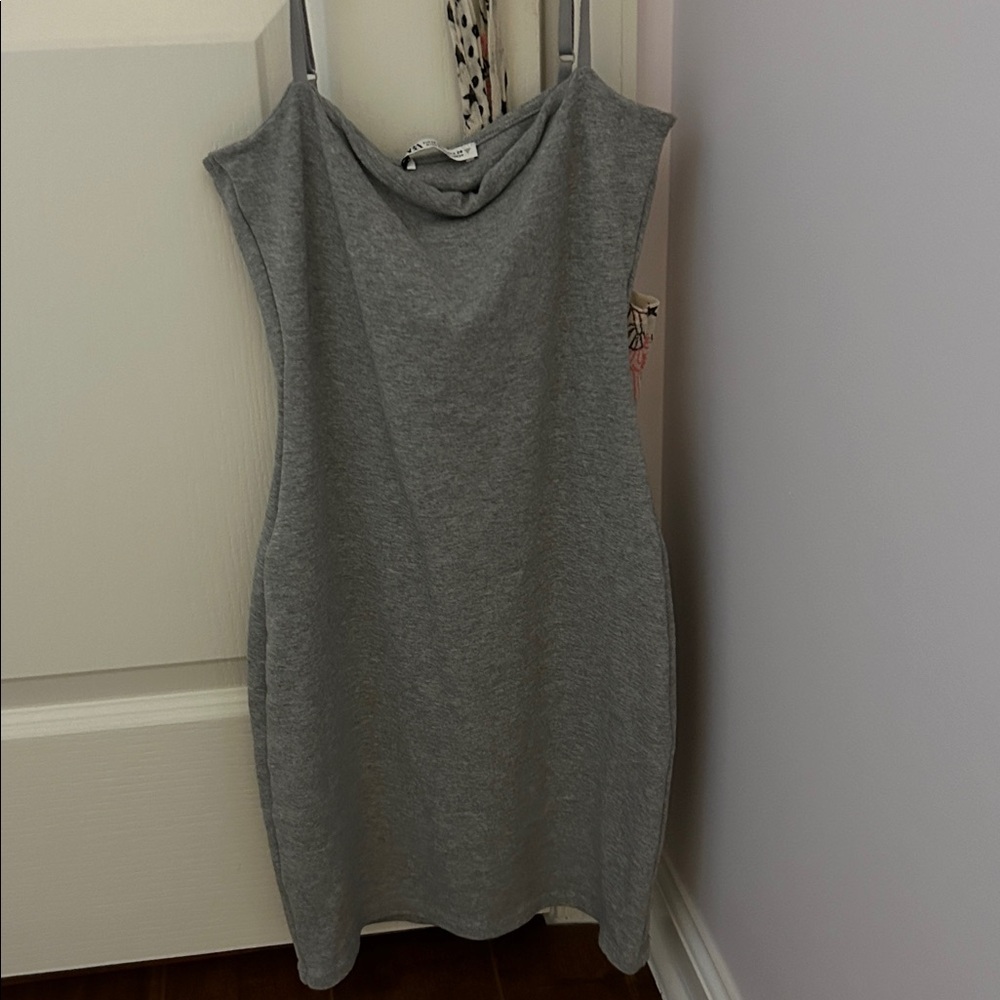 Gray Sleeveless Dress